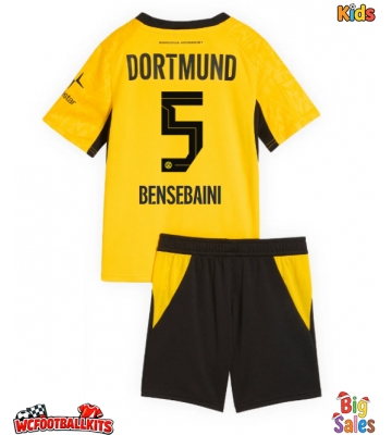 Borussia Dortmund Ramy Bensebaini #5 Replica Home Stadium Kit for Kids 2026-27 Short Sleeve (+ pants)